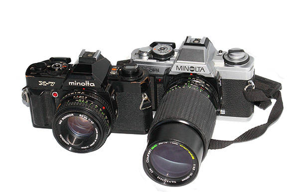 2 vintage Minoltas ** Great condition**