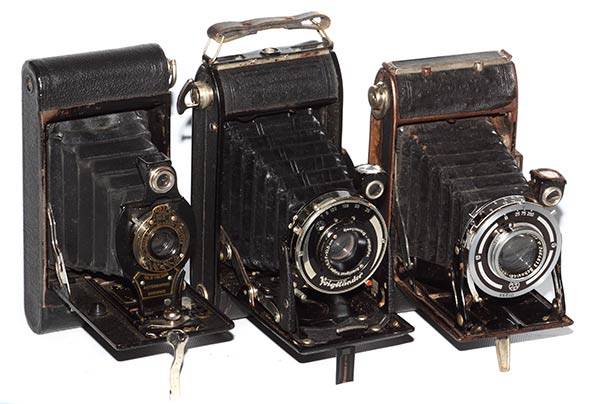 3OLDIES KODAK VOIGTLANDER ADOX