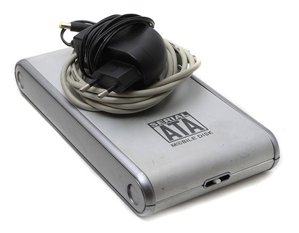 External usb drive 80GB **with Sata Hard drive **