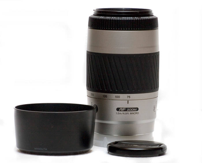 SONY / MINOLTA 75 -300mm AF MACRO ZOOM LENS