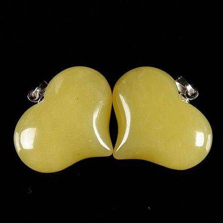 MID-WINTER MADNESS SALE! Olive jade heart pendant