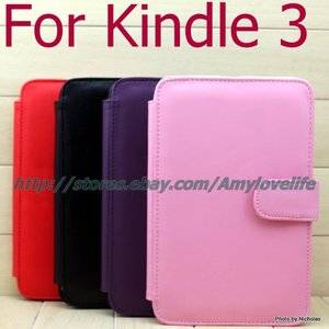 Kindle 3 Case,PU Leather Cover Case for Amazon Kindle 3 3G Keyboard Wallet Pouch