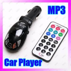 FM Transmitter Car MP3 Player supports TF/SD cards and USB disk