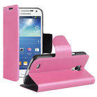 Flip PU Leather Wallet Case Cover Stand for Samsung Galaxy S4 S IV Mini i9190 + Free SP & STYLUS