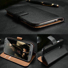 Leather Wallet Case for Samsung Galaxy S5 I9600 + SP & STYLUS PEN