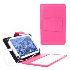 PU Leather Stand Case Cover with Micro USB Keyboard For 7 Inch Tablet PC + Stylus