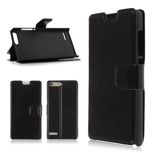 Flip Wallet Stand Case Cover For Huawei Ascend P7 Mini + FREE Stylus