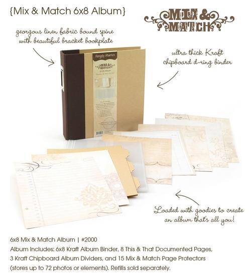 Mix and Match 6" x 8" Scrapbooking Album