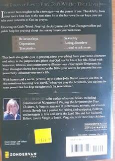 Praying the Scriptures for Your Teenagers by Jodie Berndt - PAPER COVER