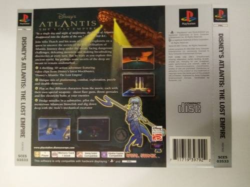 Atlantis the Lost Empire (PS1) Platinum