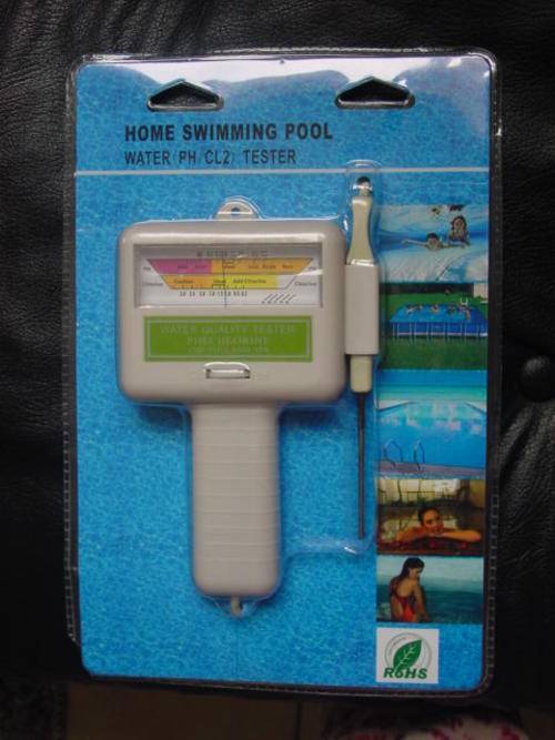 Electronic Swimming Pool Spa Water PH CL2 Chlorine Tester PC-101 - Pool Meter