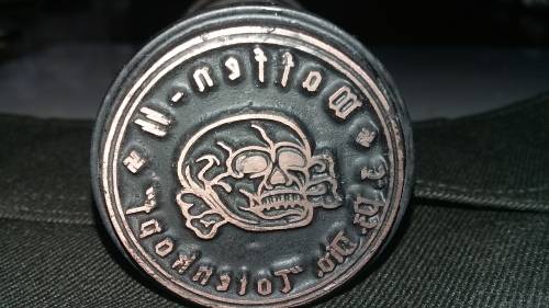 WW11 GERMAN TOTENKOPF SKULL STAMP