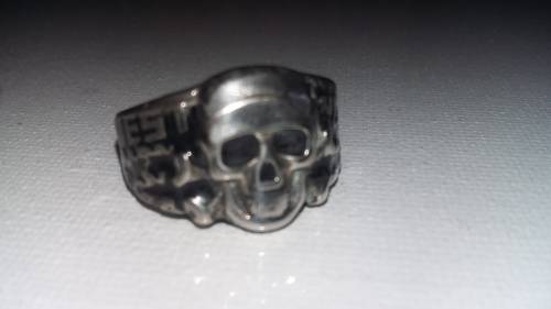 WW11 WW2 GERMAN SKULL RING