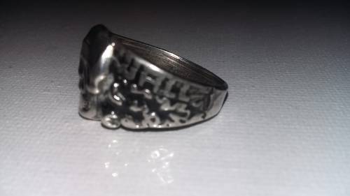 WW11 WW2 GERMAN SKULL RING