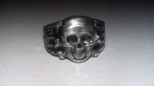 WW11 WW2 GERMAN SKULL RING