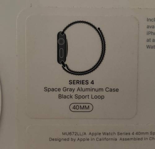 *** APPLE WATCH SERIES 4 *** 40MM