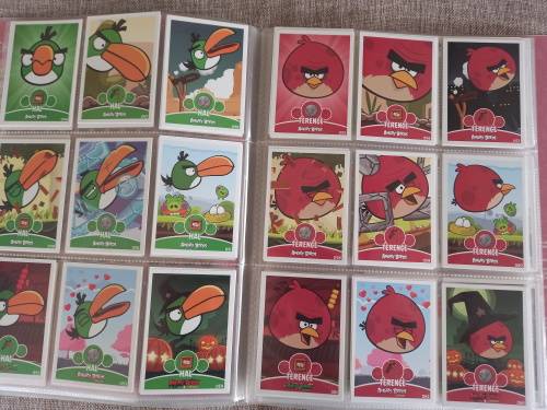 Angry Birds Trading Cards Collectors Album with 180 cards