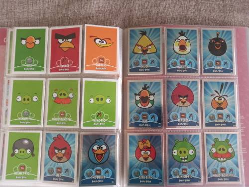 Angry Birds Trading Cards Collectors Album with 180 cards
