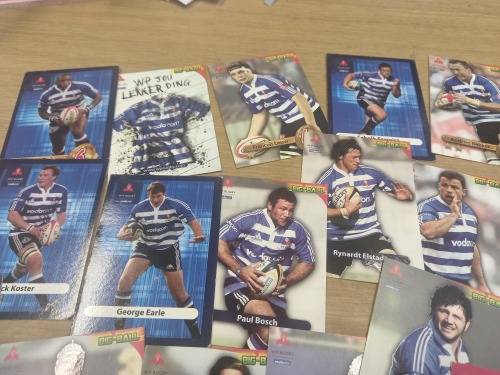 Rugby Trading Cards - Western Province - 38 cards
