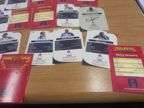 Rugby Trading Cards - Western Province - 38 cards