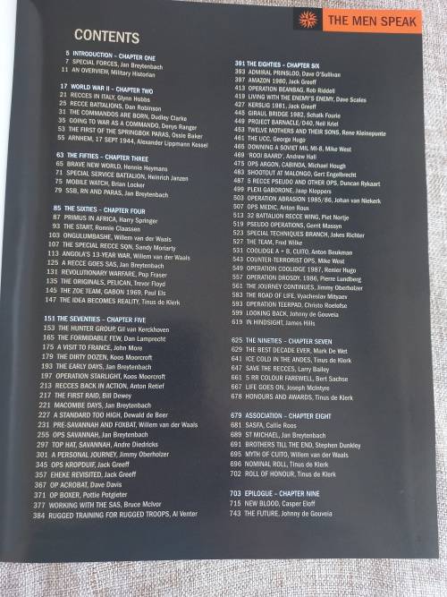 SASF - South African Special Forces - Recce`s - The men speak. Jonathan Pittaway and Douw Steyn