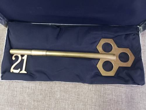 21 Years Key to Life - Large, Brass/copper