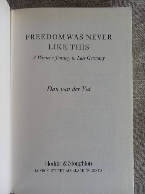 Freedom Was Never Like This - a winters journey in East Germany