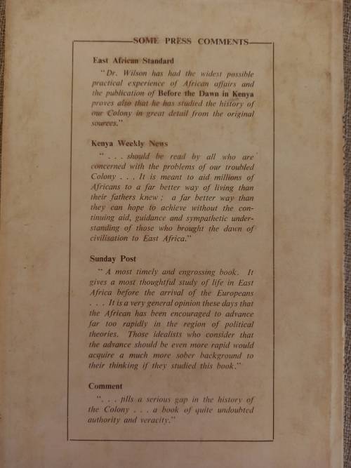 Before the Dawn in Kenya - Christopher Wilson