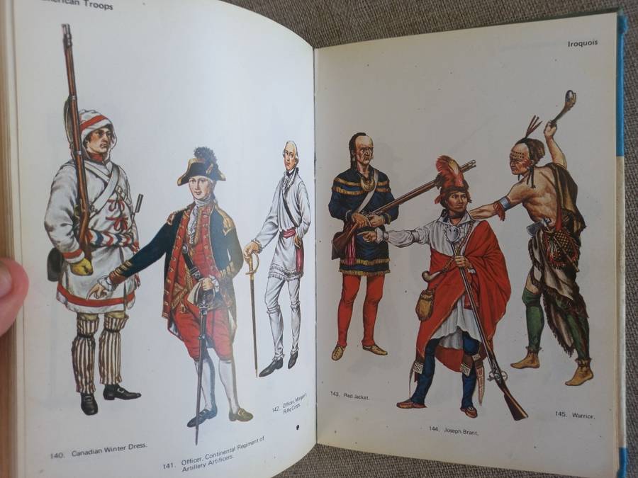 Uniforms of the American Revolution - Blandford Colour Series