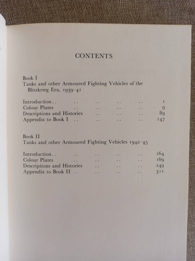 Tanks And Other Armoured Fighting Vehicles of World War II - B T White