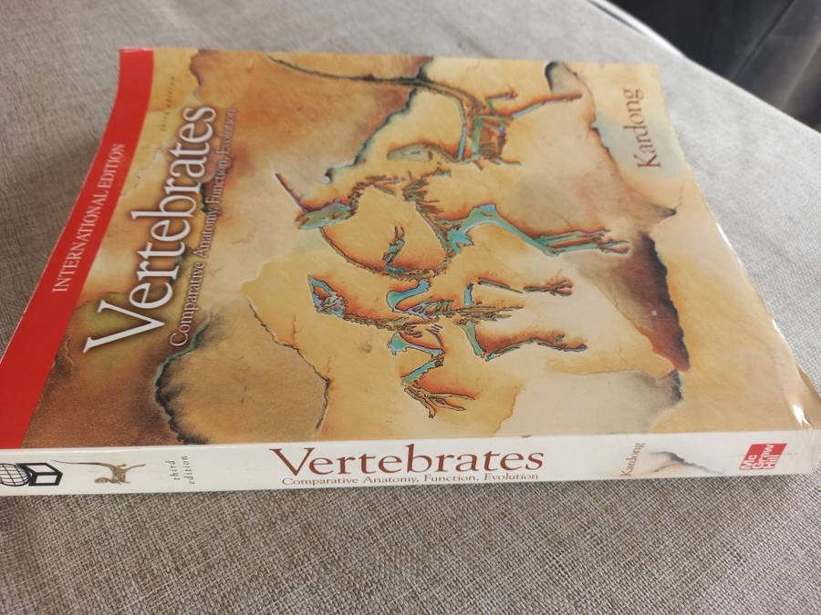 Vertebrates - International Edition - Comparative anatomy, function, evolution - Kardong - 3rd editi