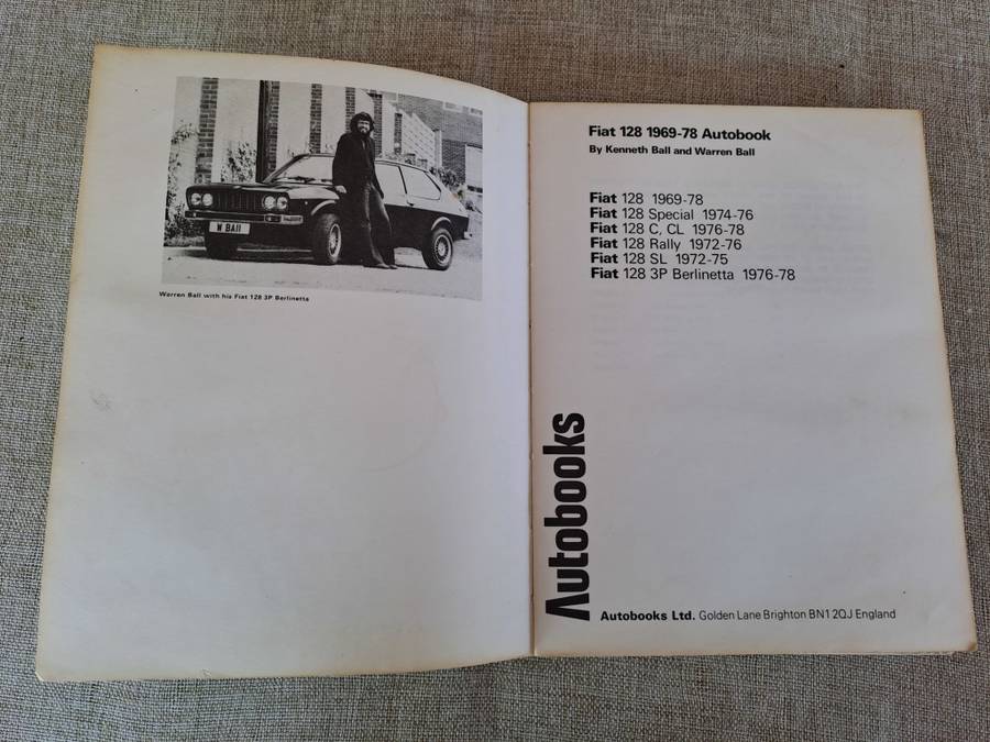 Fiat 128 Owners Workshop Manual 1969-78