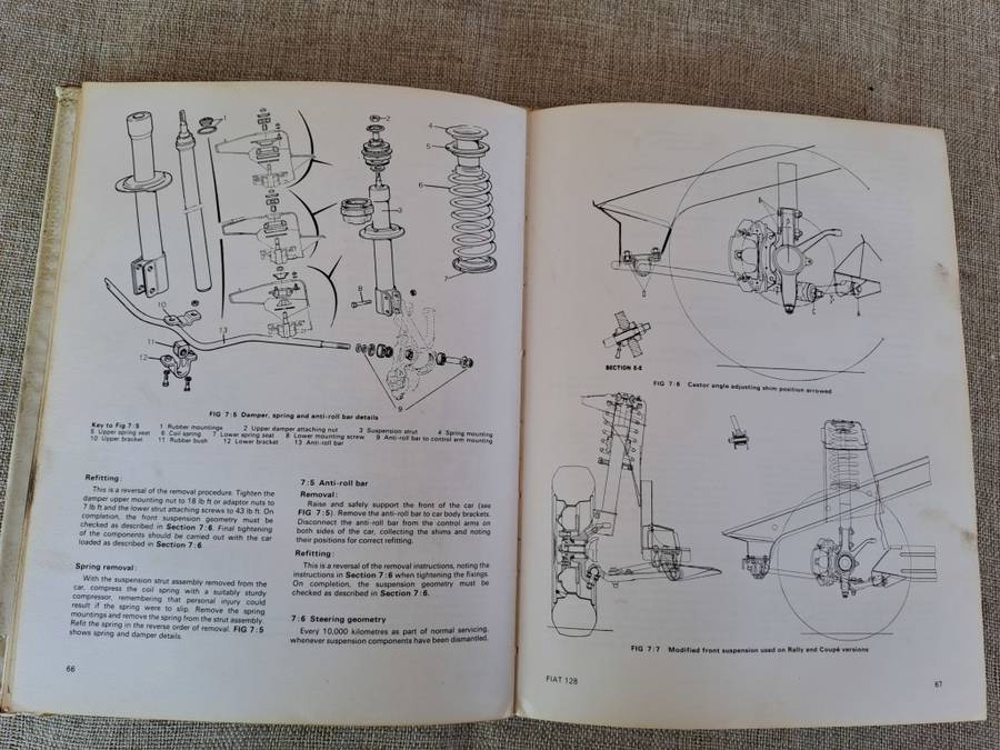 Fiat 128 Owners Workshop Manual 1969-78