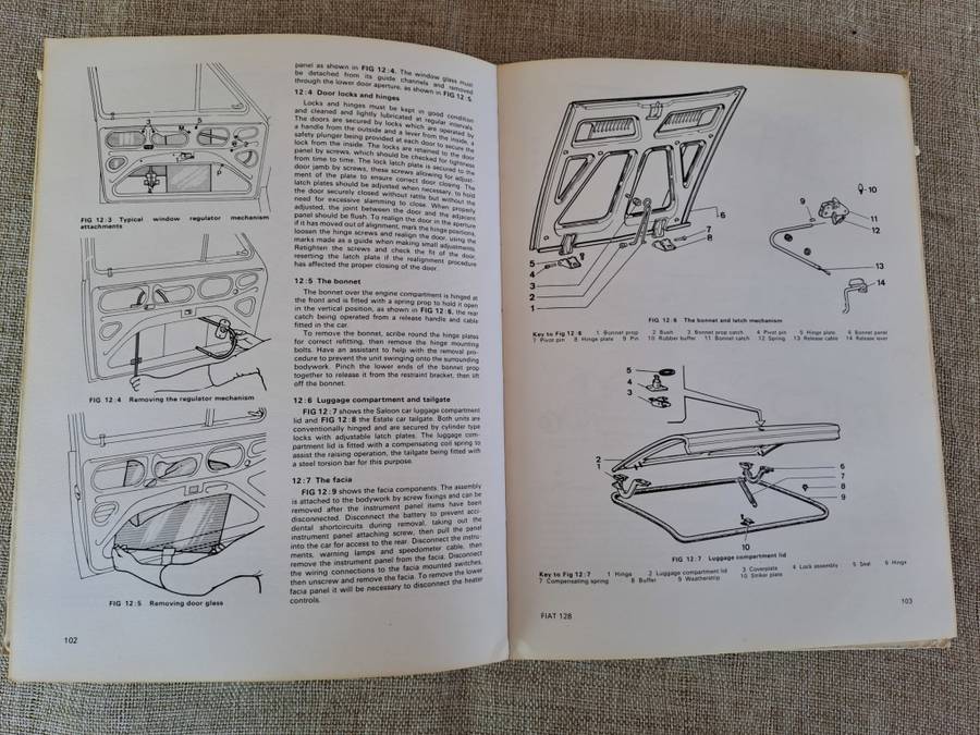 Fiat 128 Owners Workshop Manual 1969-78
