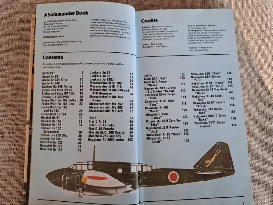 An illustrated guide to German, Italian and Japanese Fighters of World War 2 - Bill Gunston