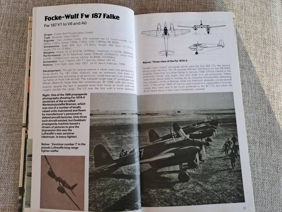 An illustrated guide to German, Italian and Japanese Fighters of World War 2 - Bill Gunston