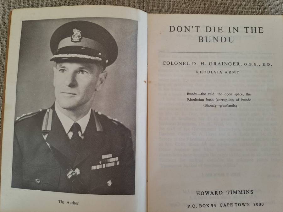 Don`t Die in the Bundu - Col. D. H. Grainger