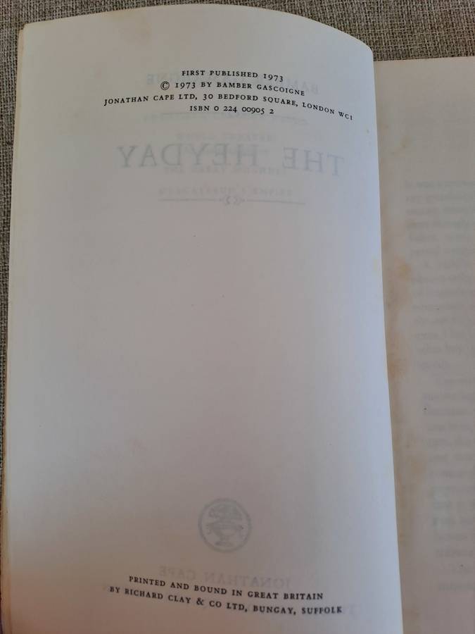 The Heyday (Uncorrected Proof) - Babmber Gascoigne
