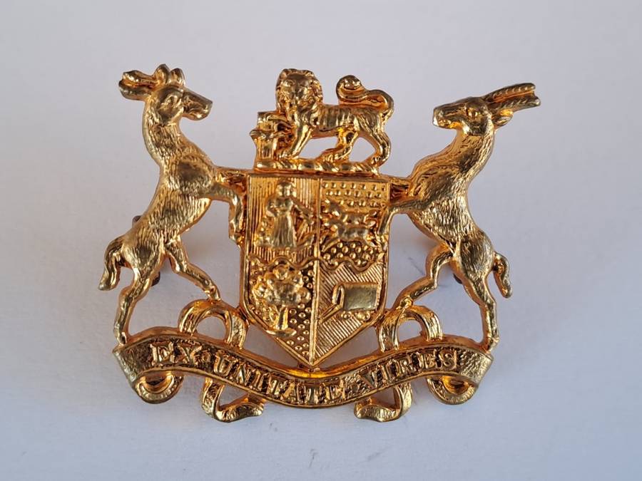 South African Defence Force SADF Warrant Officer Class 2 Gilt Rank Badge