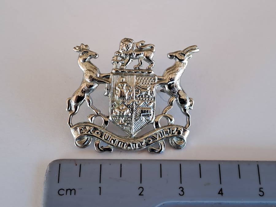 South African Defence Force SADF Warrant Officer Class 2 Chrome Rank Badge