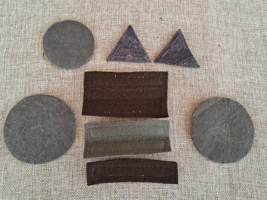 South West Africa Territorial Force (SWATF) Rank badges (8 badges)