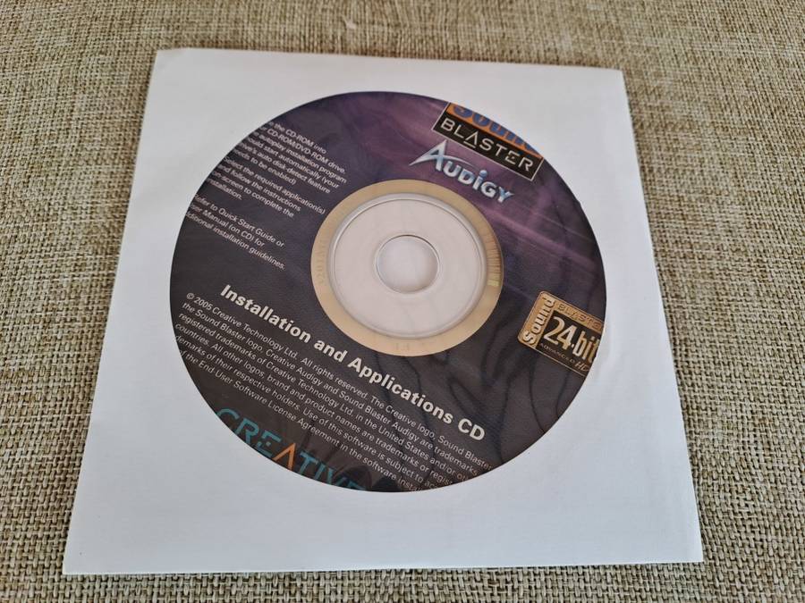 Sound Blaster Audigy Value Sound Card and Bracket