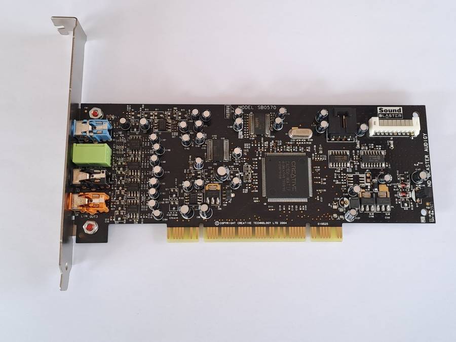 Sound Blaster Audigy Value Sound Card and Bracket