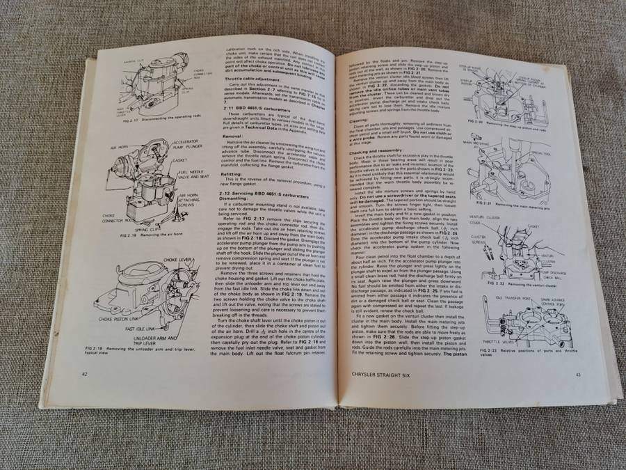 Chrysler Valiant Straight Six Workshop Manual 1963-73 - Autopress