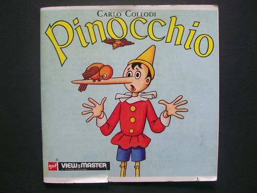 PINOCCHIO VIEW MASTER REELS. 1959