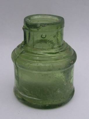 AQUA GREEN COTTON REEL INK BOTTLE