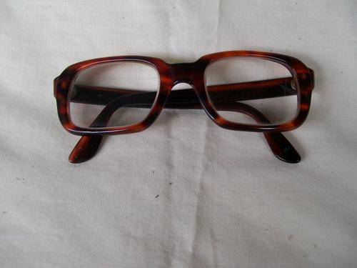 VINTAGE GLASSES / PLASTIC FRAME SPECTACLES / FAUX HORN RIMMED