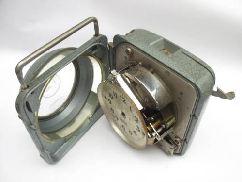 VINTAGE CLOCKING-IN/TIME CLOCK/WATCH x2