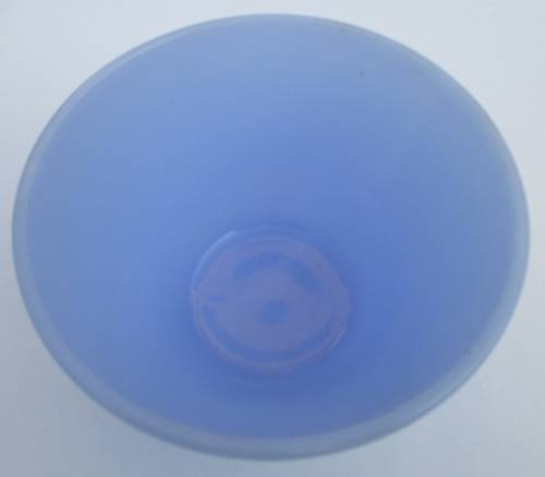 BABY BLUE MILK GLASS MIXING BOWL