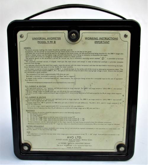 VINTAGE UNIVERSAL AVO METER